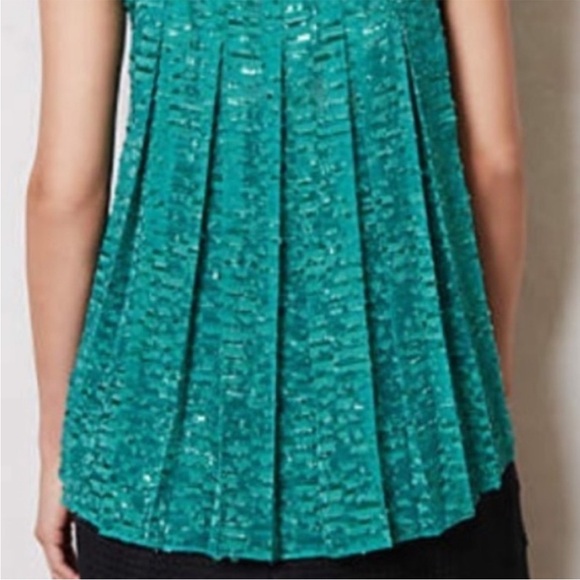ANTHROPOLOGIE Sachin + Babi Carcanet Embellished Top Blouse Size 8 Like new - Picture 6 of 16
